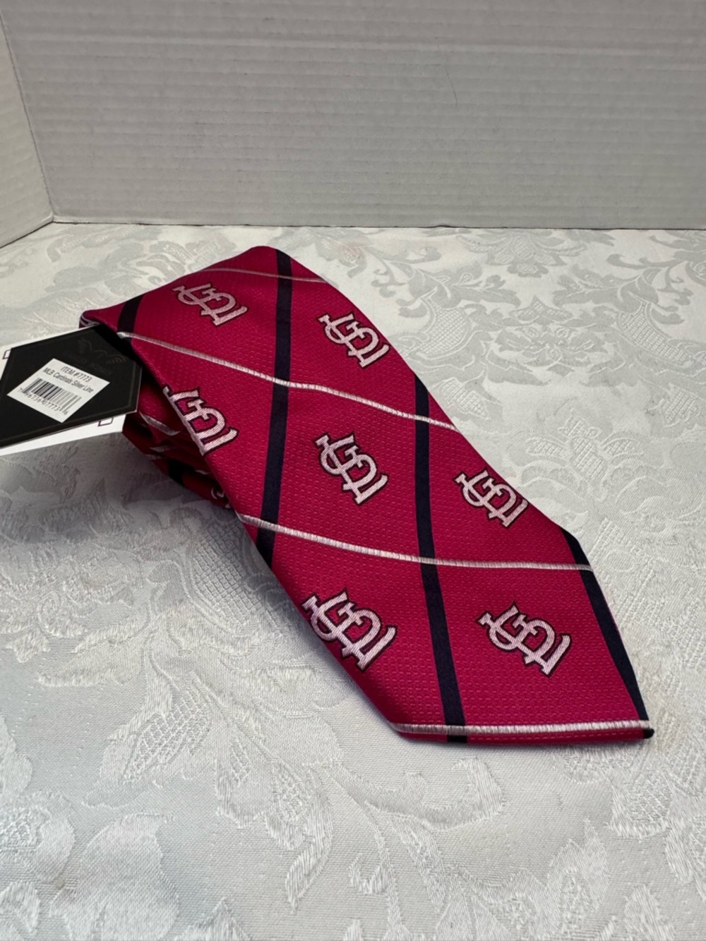 Eagles Wings St. Louis Cardinals Silk Neck Tie Dad Novelty Sports Red Blue New